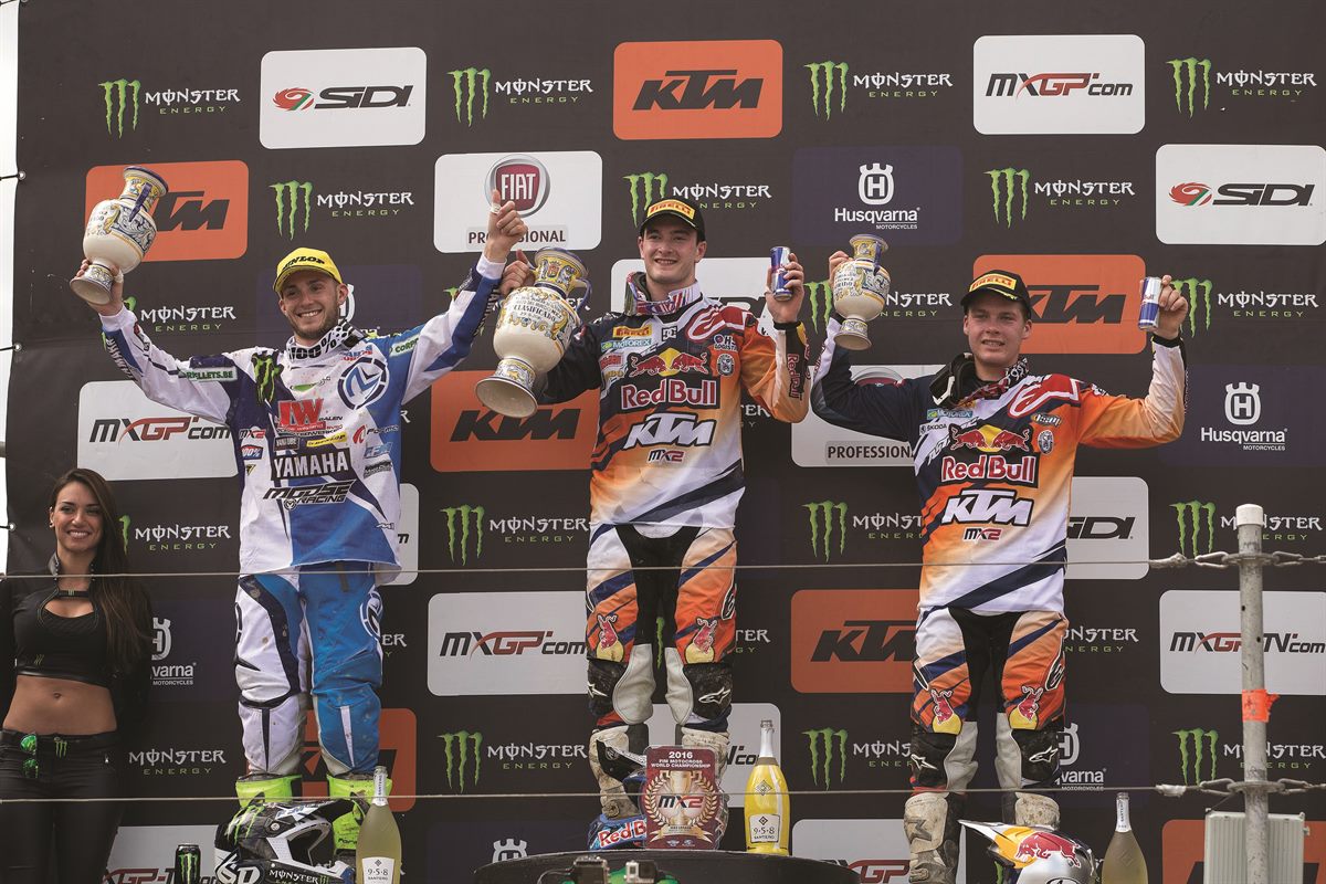 Jeffrey Herlings Podium Talavera de la Reina 2016