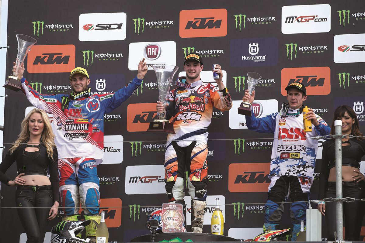 Jeffrey Herlings Podium Saint Jean dAngely 2016