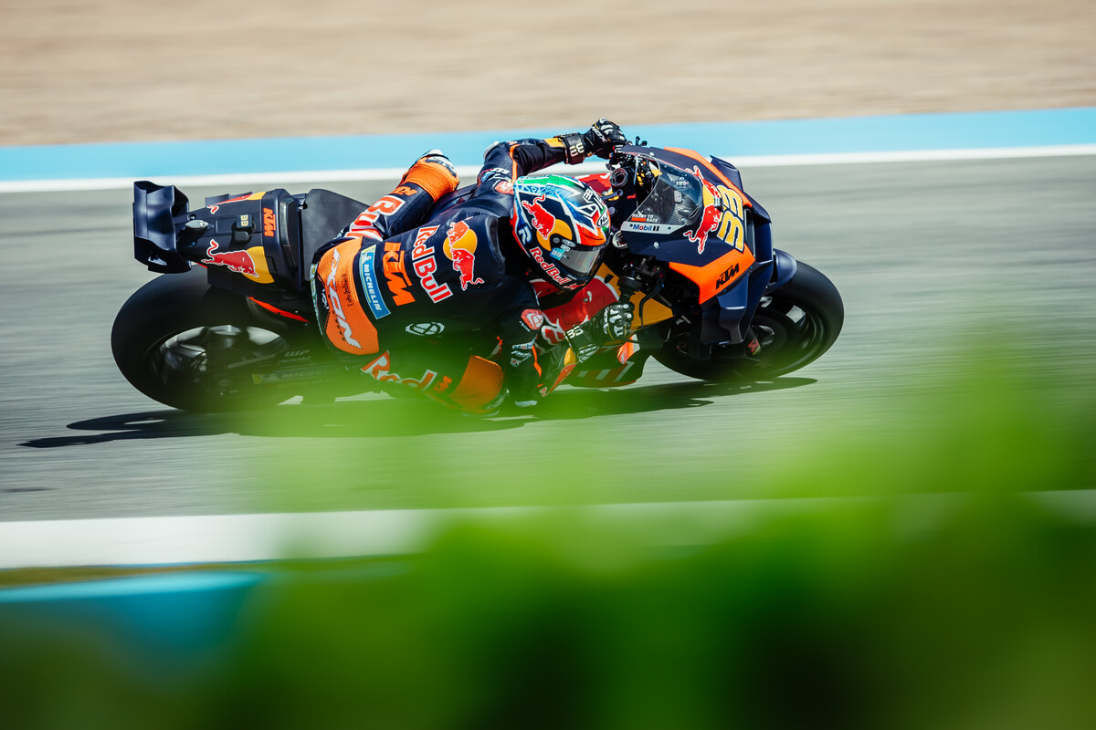 Brad Binder KTM MotoGP 2024 Spain test