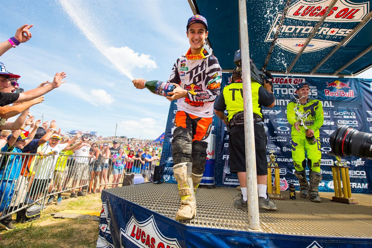 Marvin Musquin Podium High Point 2016