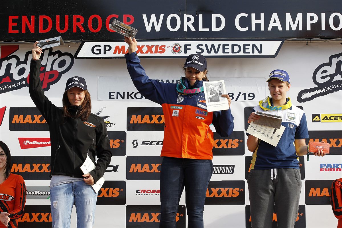 Laia Sanz Podium Enkoping 2016