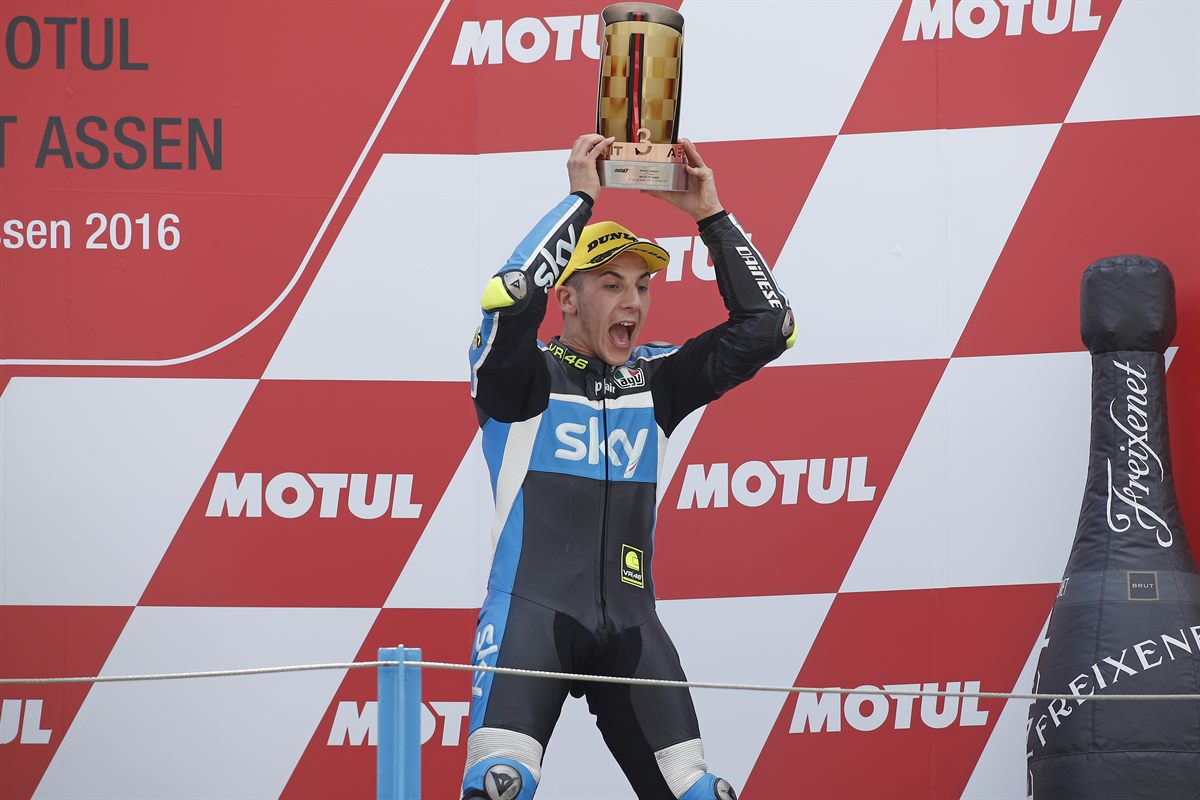 Andrea Migno Podium Assen 2016