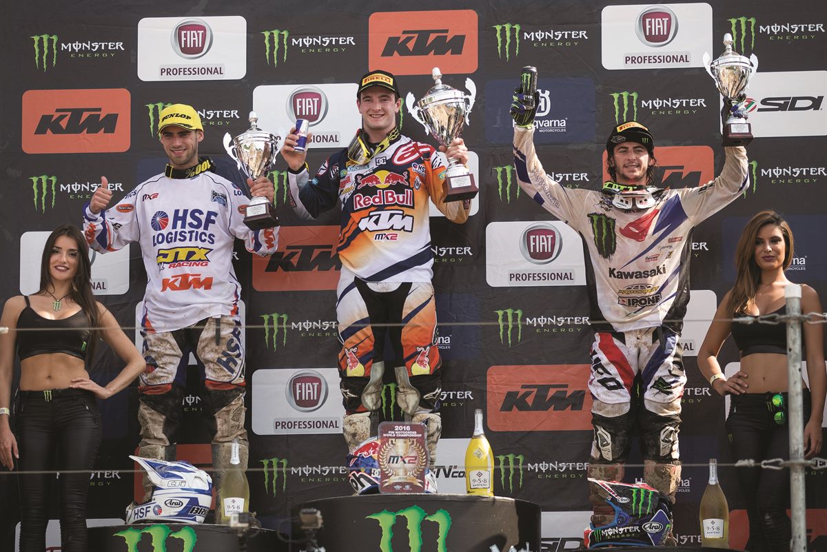 Jeffrey Herlings Podium Mantova 2016