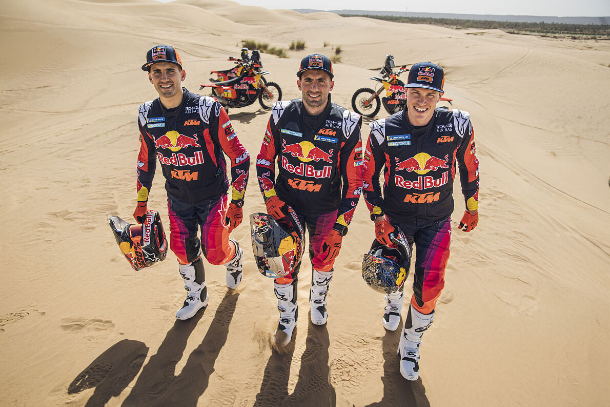 Red Bull KTM Factory Racing - Rallye du Maroc team shoot