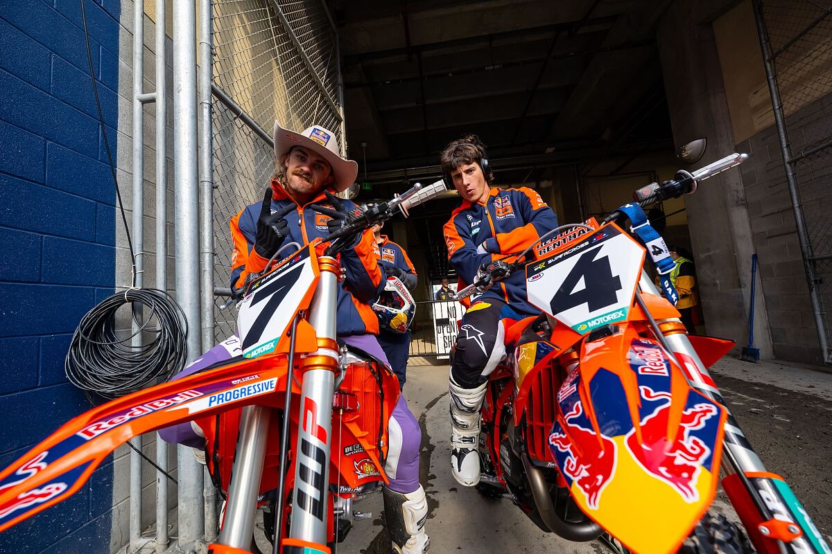 CHASE SEXTON & AARON PLESSINGER - RED BULL KTM FACTORY RACING - SEATTLE