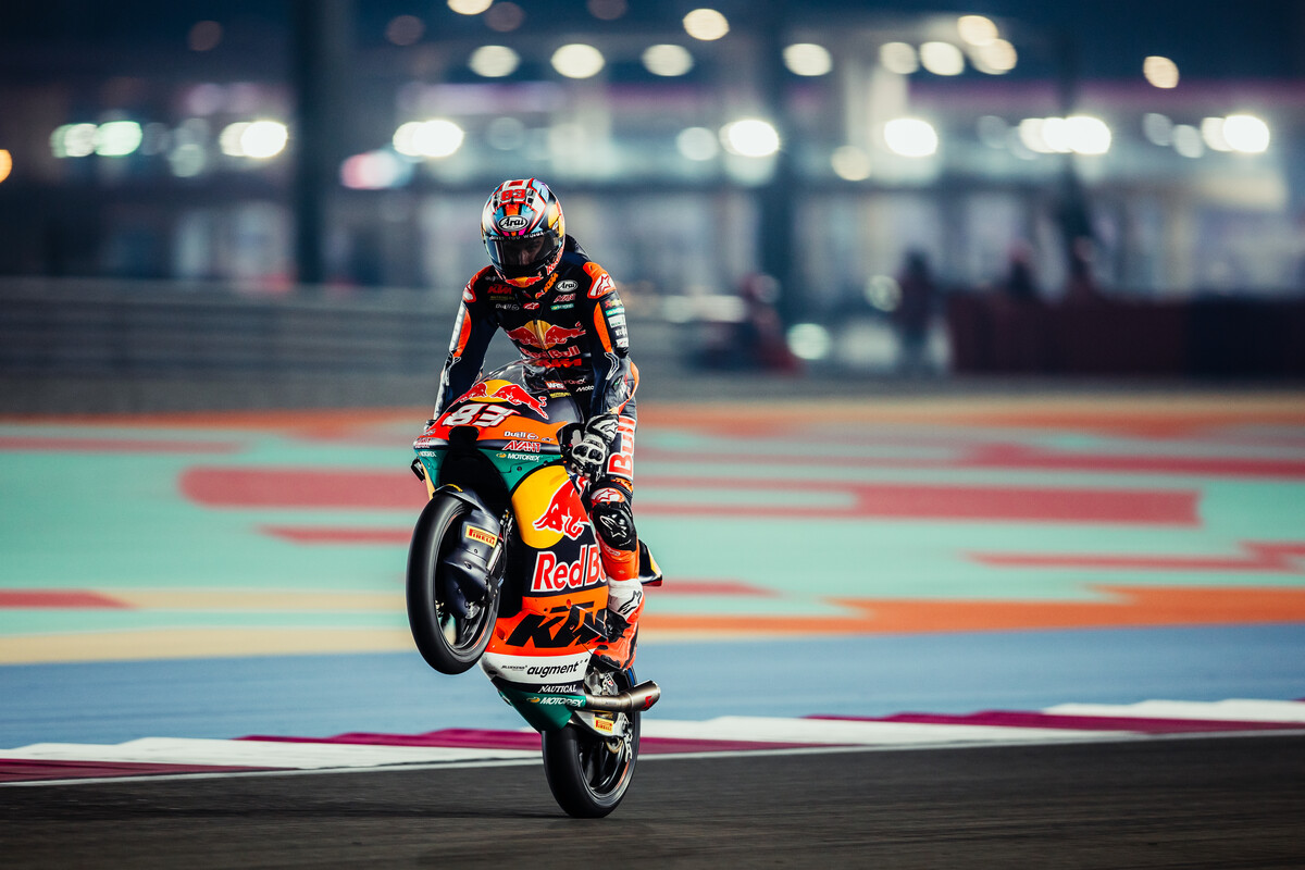 Alvaro Carpe 2025 Red Bull KTM Ajo Moto3 Qatar
