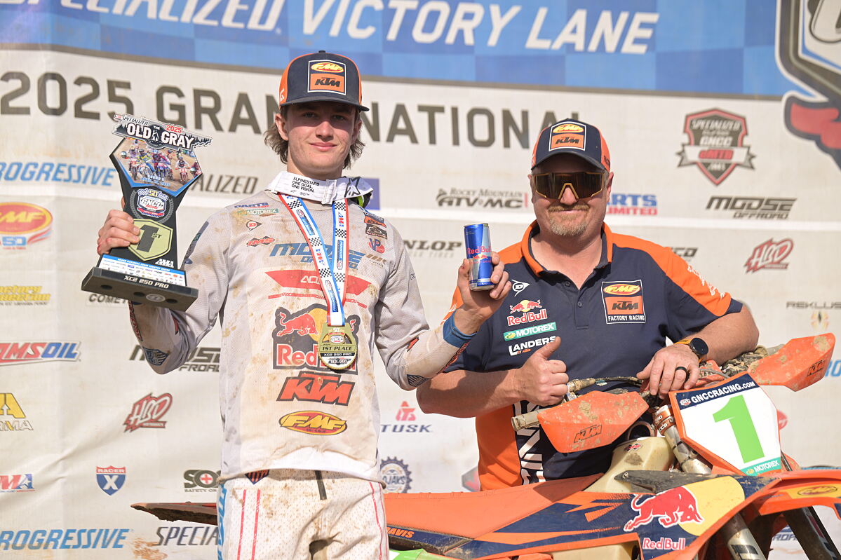 GRANT DAVIS 02 - FMF KTM FACTORY RACING TEAM LANDERS - OLD GRAY GNCC