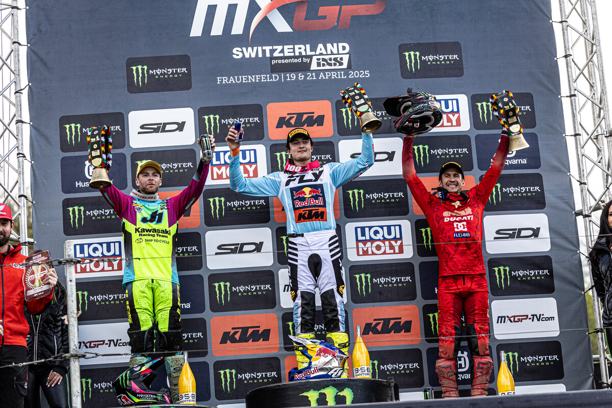 Lucas Coenen 2025 KTM 450 SX-F Frauenfeld