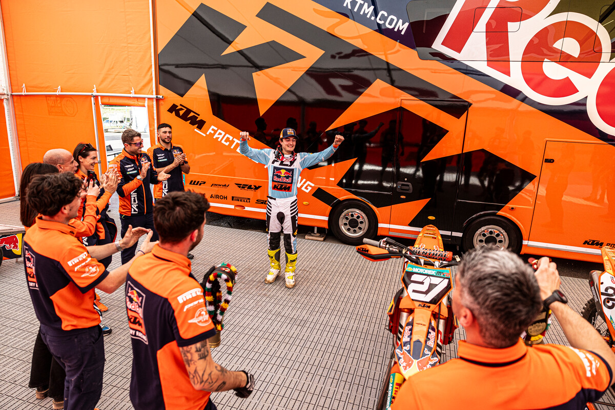 Lucas Coenen 2025 KTM 450 SX-F Frauenfeld