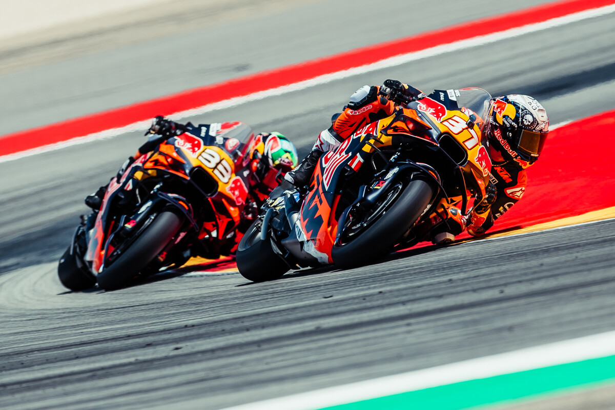 Pedro Acosta & Brad Binder 2025 MotoGP Aragon Sunday