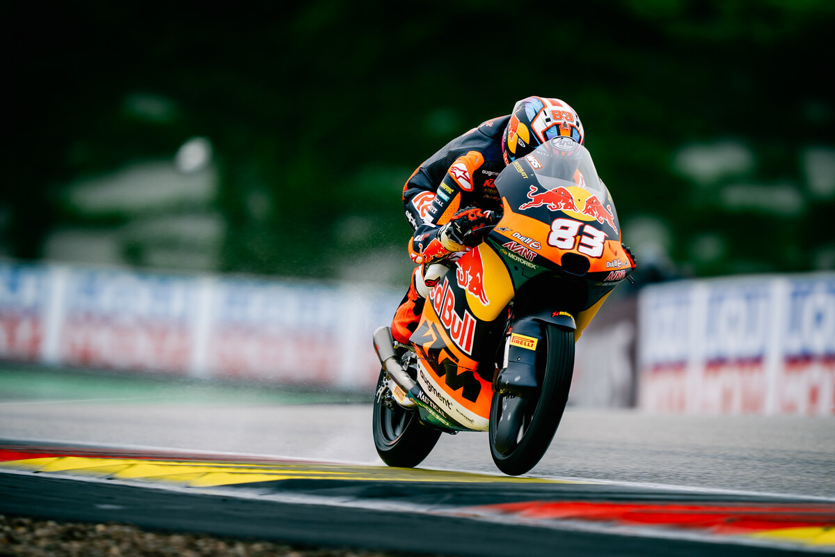 Alvaro Carpe 2025 Red Bull KTM Ajo Moto3 Sachsenring