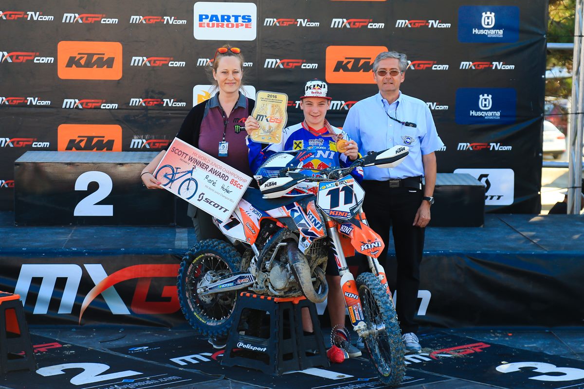Rene Hofer KTM 85 SX Podium Orlyonok 2016