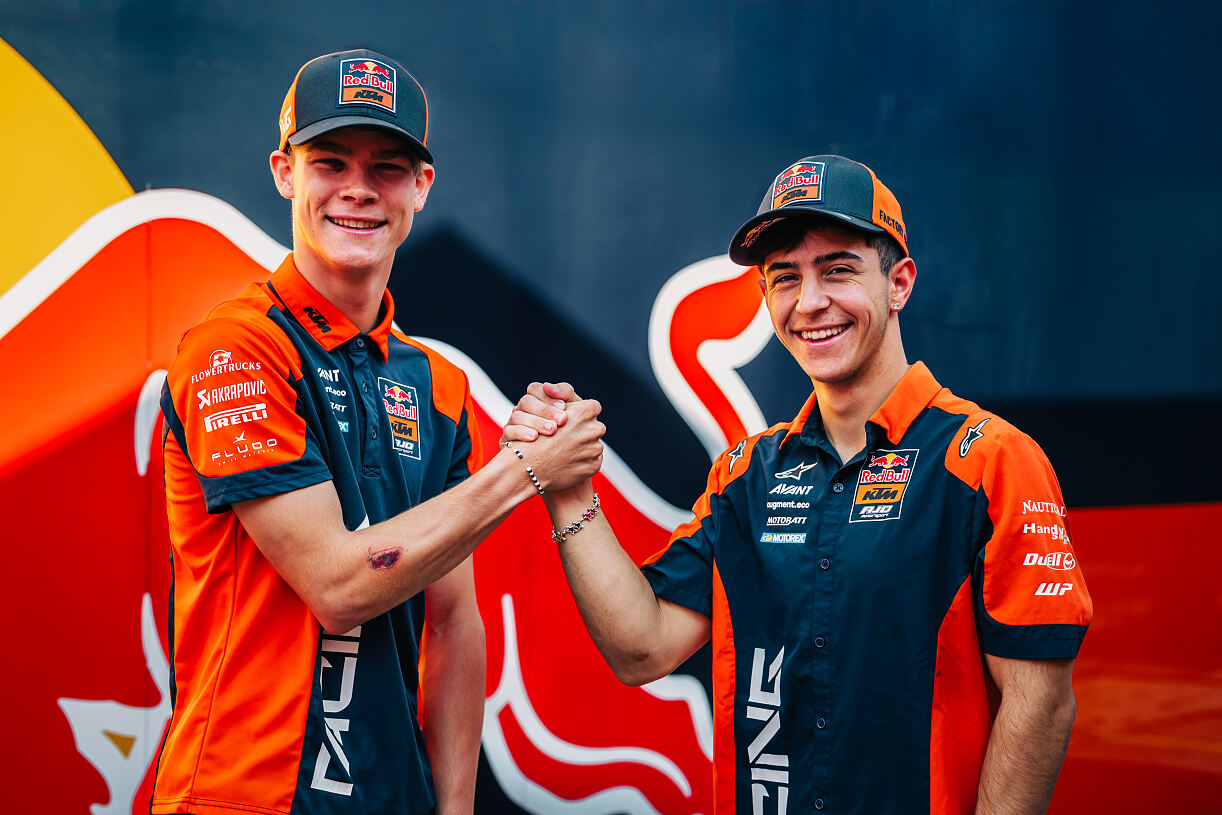 Red Bull KTM Ajo Moto2 2026: Veijer & Rueda