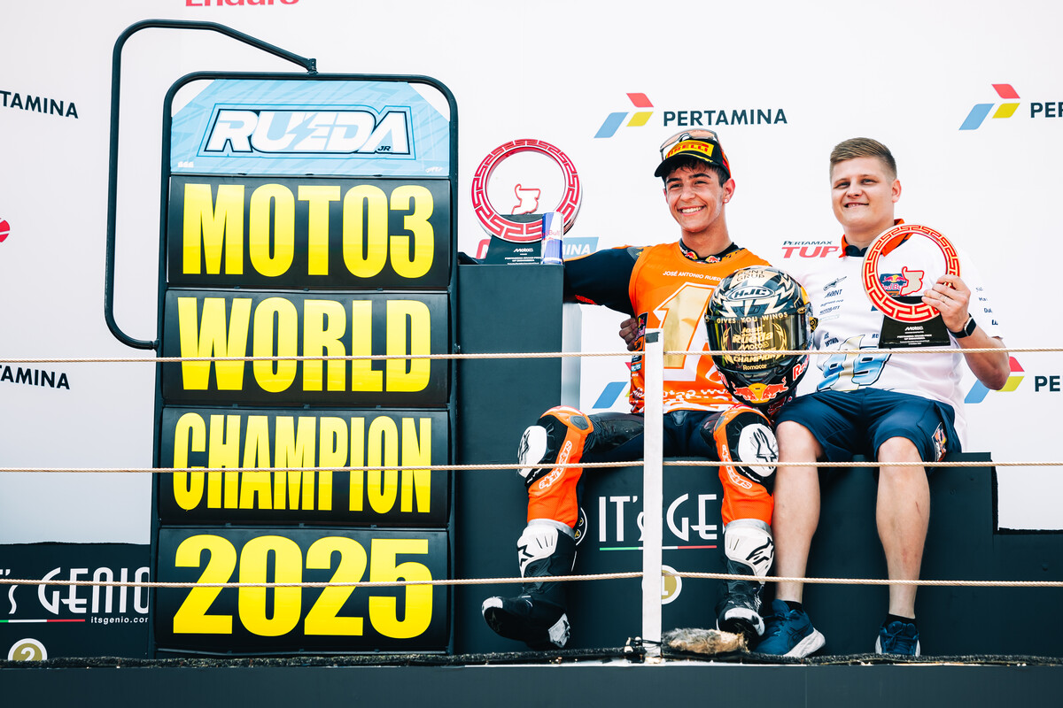 Jose Antonio Rueda Moto3 2025 Mandalika world champion