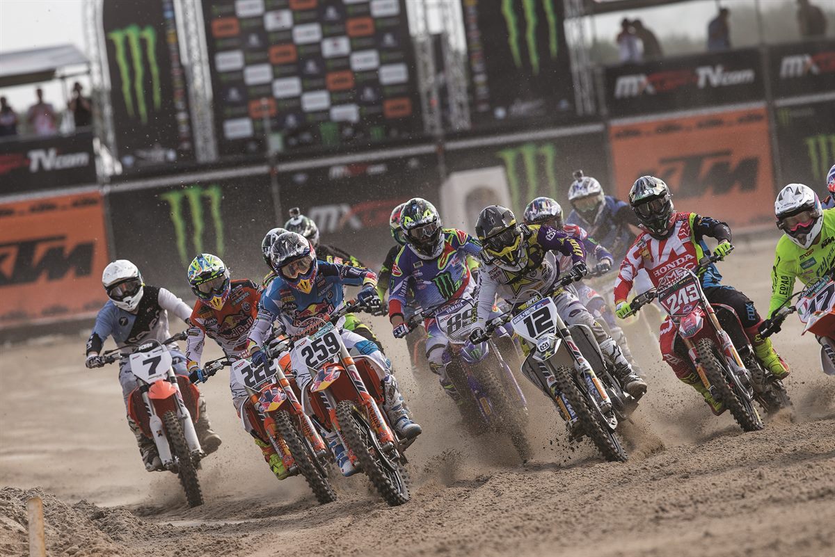 Glenn Coldenhoff, Tony Cairoli & Tanel Leok KTM 450 SX-F Assen 2016
