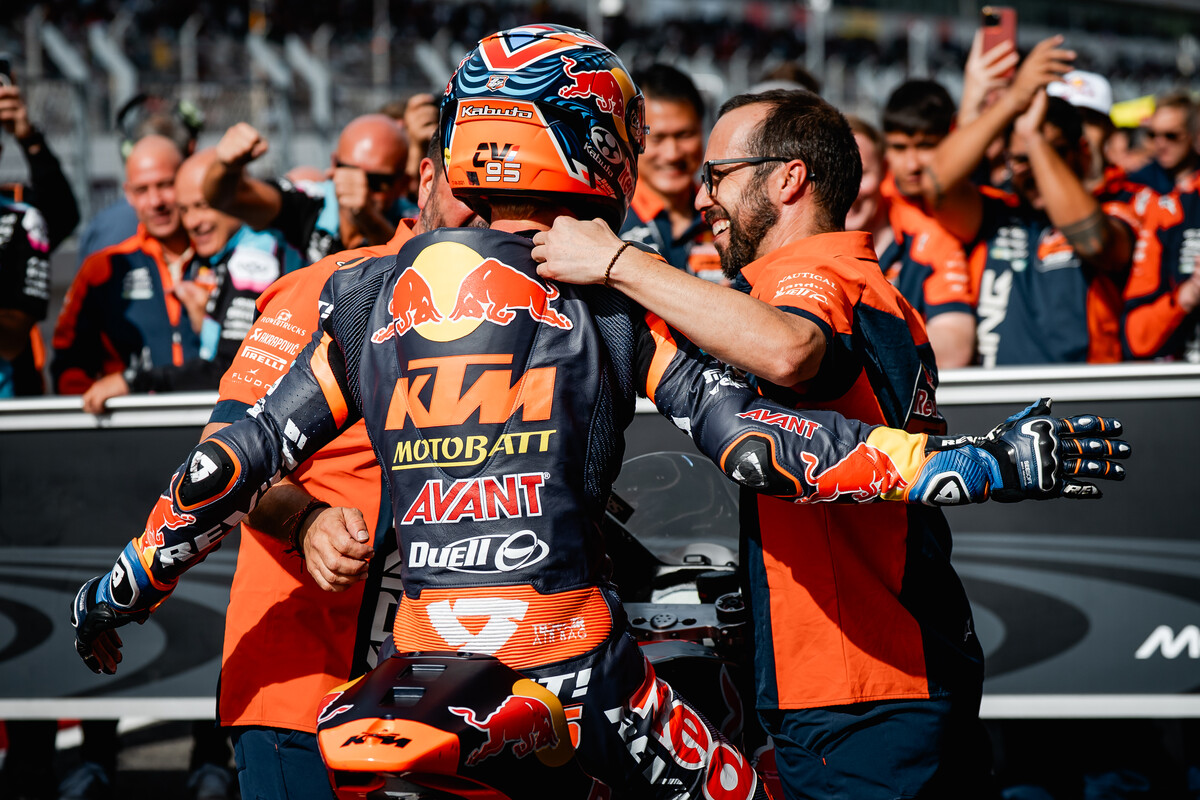 Collin Veijer Red Bull KTM Ajo Moto2 Portimao