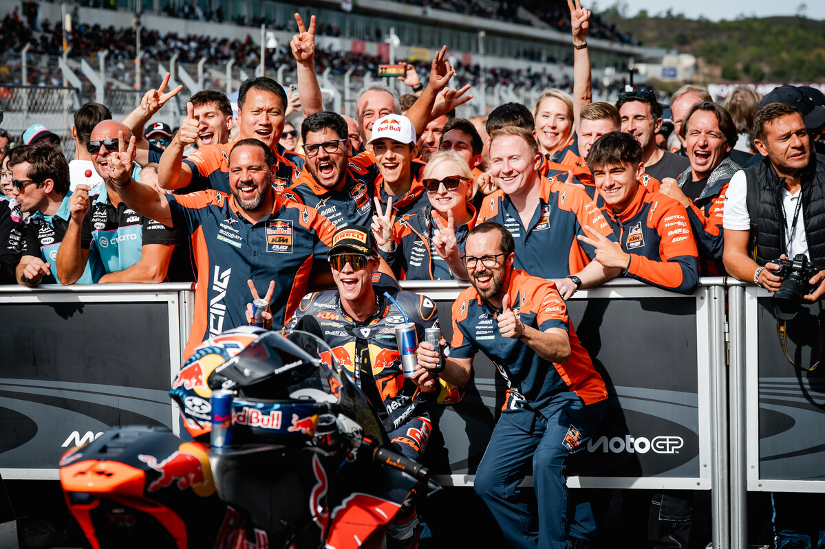 Collin Veijer Red Bull KTM Ajo Moto2 Portimao