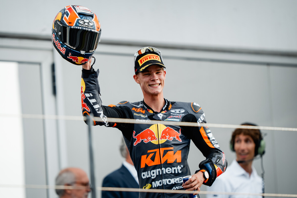 Collin Veijer Red Bull KTM Ajo Moto2 Portimao