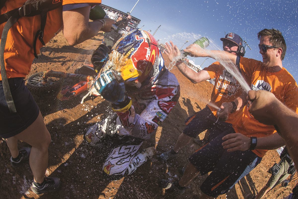Jeffrey Herlings & Staff KTM 250 SX-F Charlotte 2016