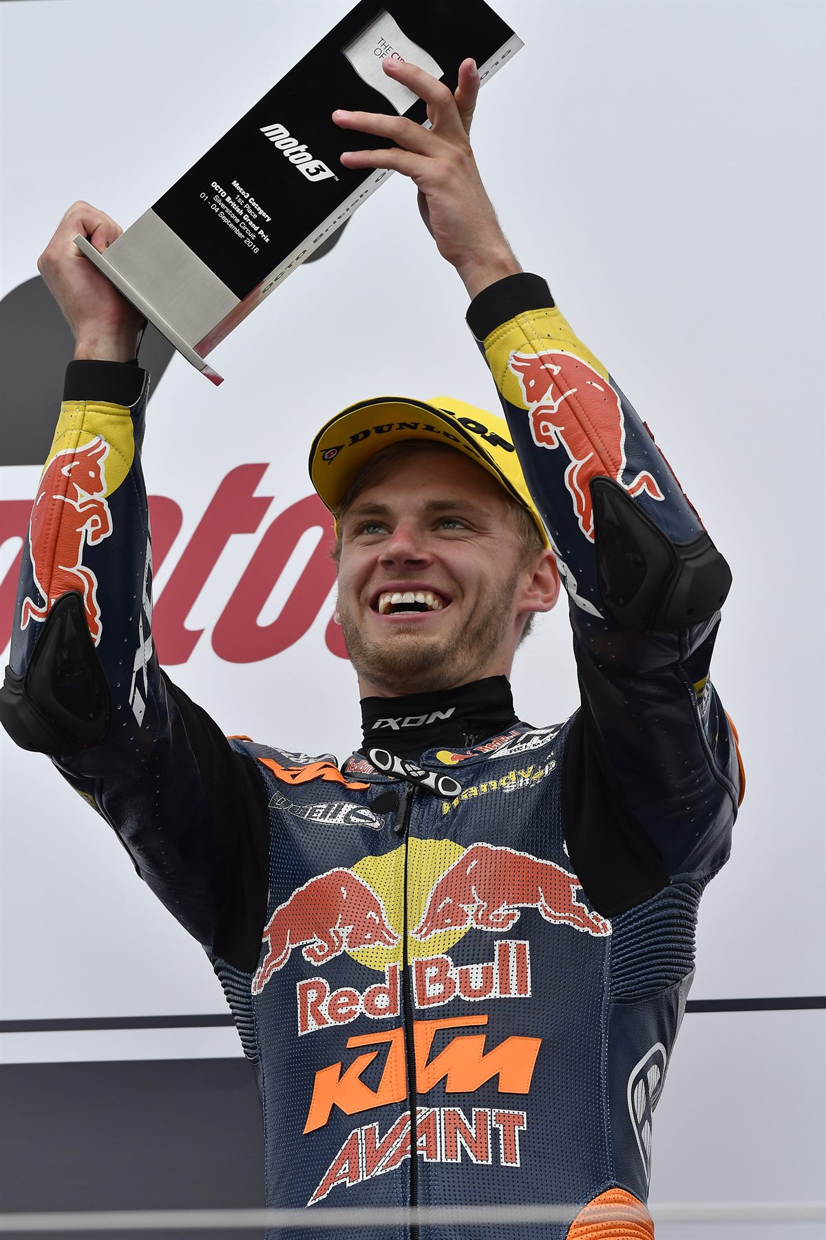 Brad Binder Podium Silverstone 2016