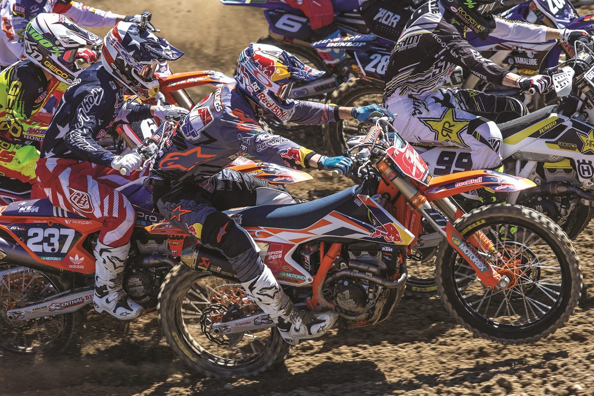 Jeffrey Herlings KTM 250 SX-F Start Glen Helen 2016