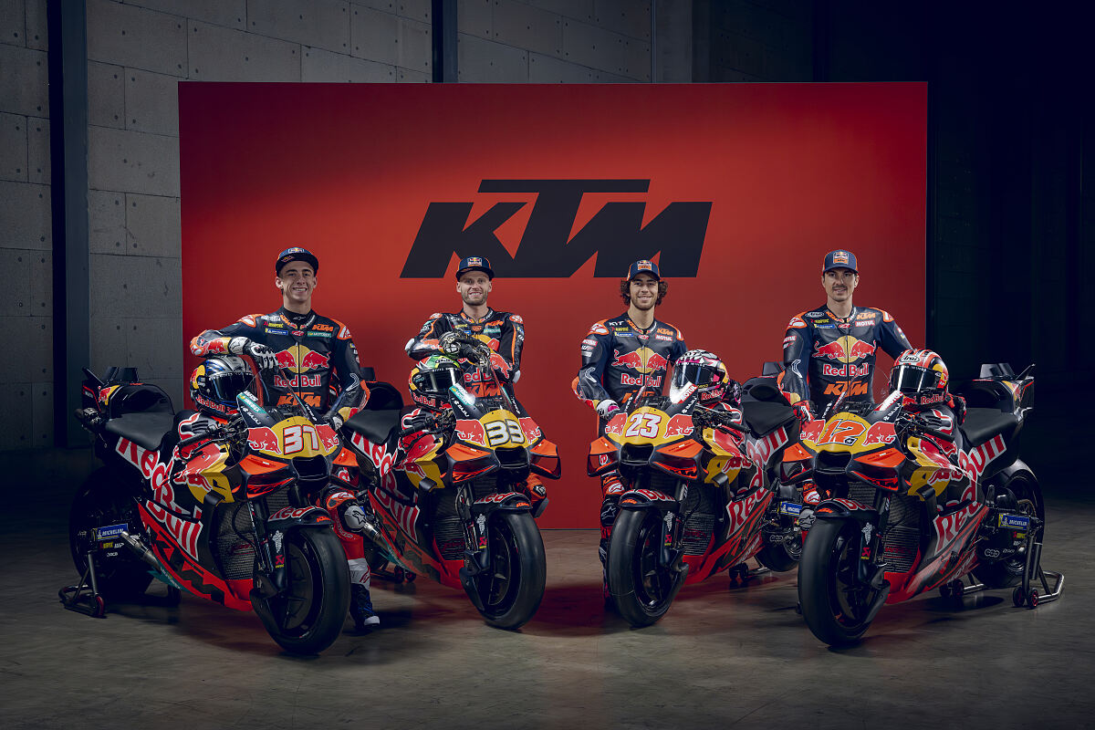 2026 MotoGP Red Bull KTM Team launch photoshoot images